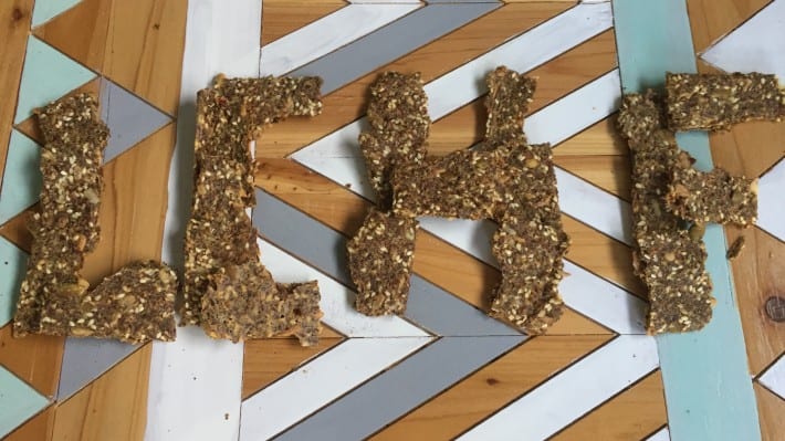 Low Carb seed Crackers